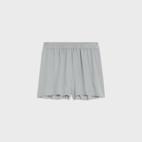 SHORT PYJAMA IN SOIE MAT BRILLANT CHAINE