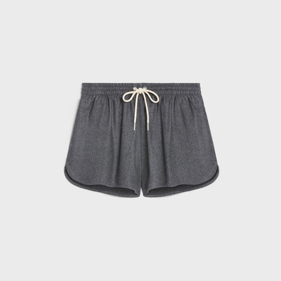 MINI SHORT ATHLETIQUE IN CASHMERE FLANNEL