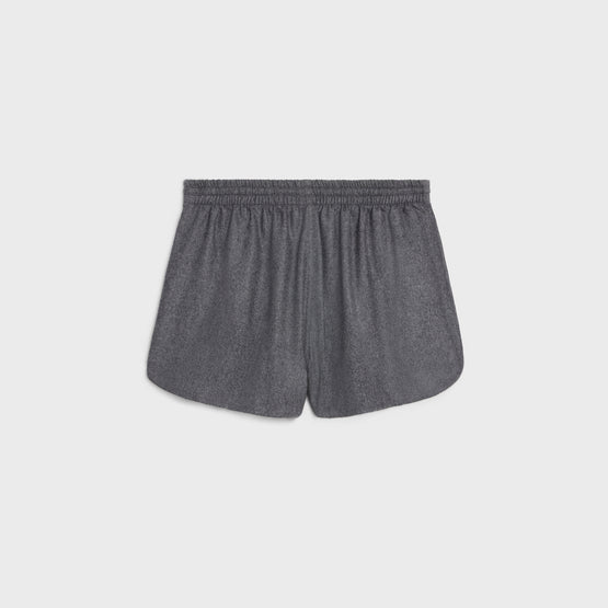 MINI SHORT ATHLETIQUE IN CASHMERE FLANNEL
