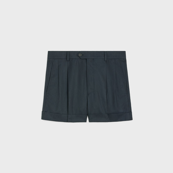 SHORT SKATE REVERS IN LAINE 210 RAYURE POINTILL