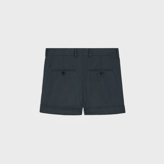 SHORT SKATE REVERS IN LAINE 210 RAYURE POINTILL