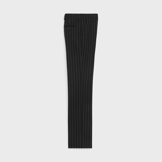 MODS TROUSERS IN LAINE VIERGE LARGES PINSTRIPES