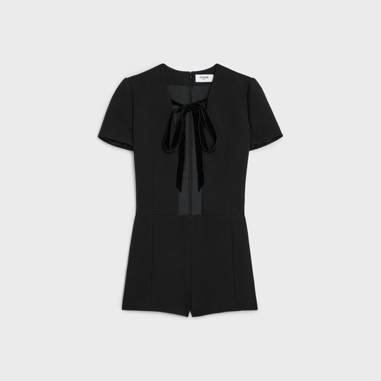 COMBISHORT ENCOLURE RECTANGLE IN DOUBLE LAINE GAUFFREE