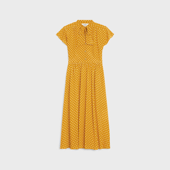 ROBE LAVALLIÈRE MANCHES CAPE IN CDC POIS