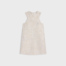 MINI ROBE SANS MANCHES IN BOUTIS FLEURS TRIOMPHE LUREX