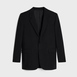 VESTE JODIE 2B COL DROIT IN TOILE DE LAINE LÉGÈRE