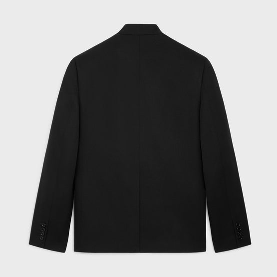 VESTE ITEM 4B COL OFFICIER IN DIAGONAL WOOL