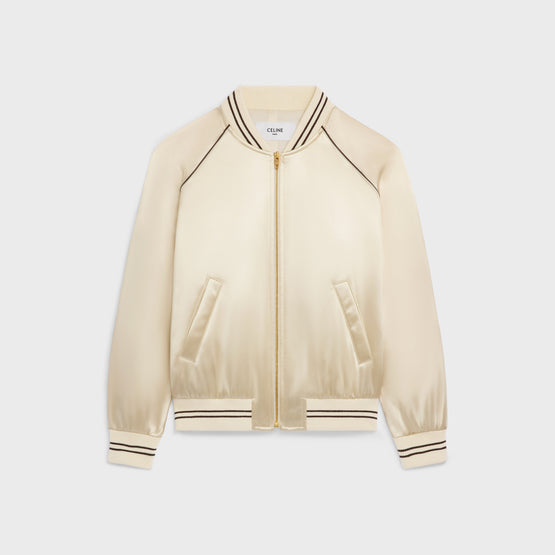 TEDDY SOUVENIR PIPING CELINE IN SATIN
