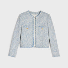 VESTE CARDIGAN MANCHE GALLON IN NATTÉ DE COTON RAYURES
