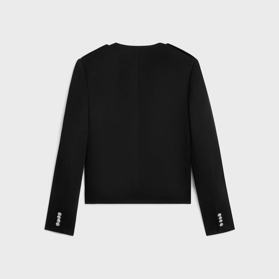 VESTE CHASSEUR OFFICIER IN DIAGONAL WOOL
