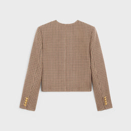VESTE CHELSEA 8B IN DOUBLE LAINE PIED DE POUL