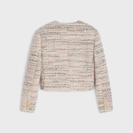 VESTE CHASSEUR COL PUR 6B IN TWEED ARTISANAL