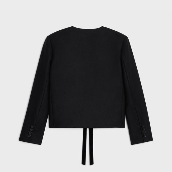 CARDIGAN CHELSEA NOUÉ IN CASHMERE FLANNEL