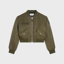 BOMBER CROPPED IN TWILL NYLON TRIOMPHE