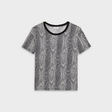 TSHIRT CLASSIQUE COL ROND IN JERSEY COTON IMPRIME SERP