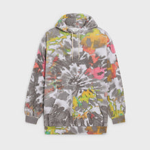 HOODIE OVERSIZE BRODE CELINE IN COTON EPONGE TIE DYE