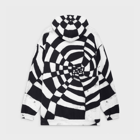 HOODIE OVERSIZE SPIDER ALLOVER IN MOLLETON CLASSIQUE