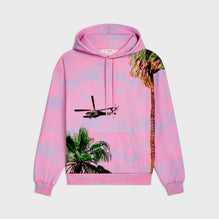 HOODIE LOOSE AVE 57 SKY IN COTTON FLEECE