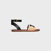 TRIOMPHE RAFFIA SANDAL 05 IN RAFFIA &  CAL -VEGETAL TA