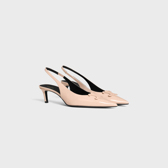 TRIOMPHE SLINGBACK 50 IN PATENT CALFSKIN
