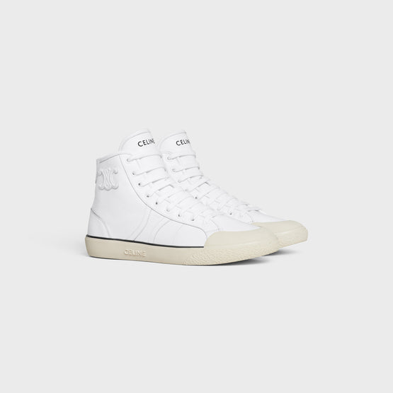 AS MID LACE-UP SNEAKER W/ TRIO IN CALFSKIN