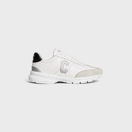CR-02 LOW LACE-UP SNEAKER 30 IN CALFSKIN, SUEDE CALFSKIN