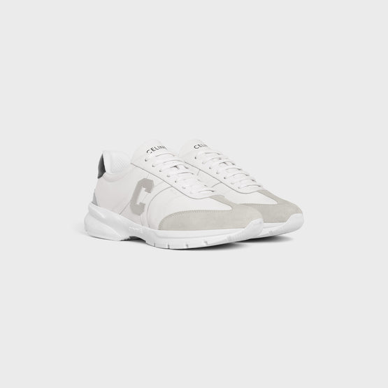 CR-02 LOW LACE-UP SNEAKER 30 IN CALFSKIN, SUEDE CALFSKIN