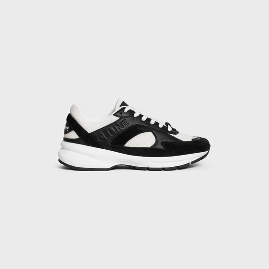 CR-03 LOW LACE-UP SNEAKER 30 IN CALFSKIN, SUEDE CALF & ME