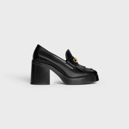 TRIOMPHE LOAFER W/ FRINGES 90 IN POLISHED BULL