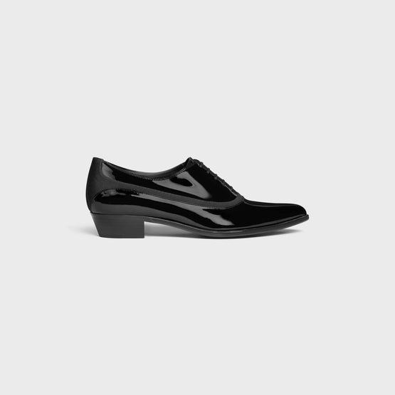 OXFORD 35 IN PATENT CALFSKIN & GROS GRAIN