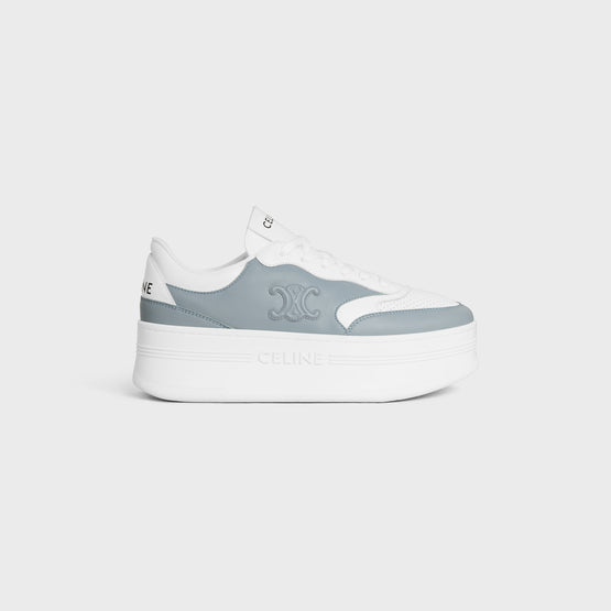 WEDGE SNEAKER W/ TRIOMPHE 50 IN CALFSKIN