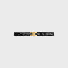 MEDIUM 25MM IN SUEDE GOATSKIN W/STRASS