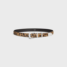 MEDIUM 25MM IN PONY CALF.WITH LEOPARD PR
