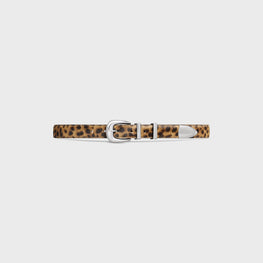 MEDIUM 25MM IN PONY CALF.WITH LEOPARD PR