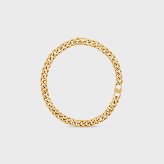 GOURMETTE NECKLACE IN BRASS