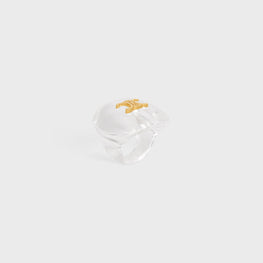 RING IN PLEXI & BRASS