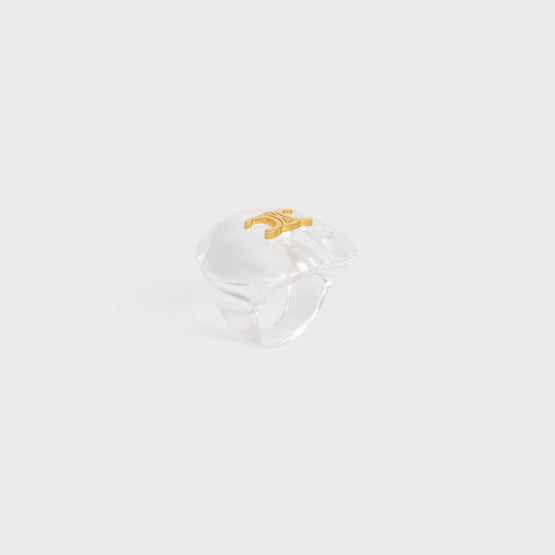 RING IN PLEXI & BRASS