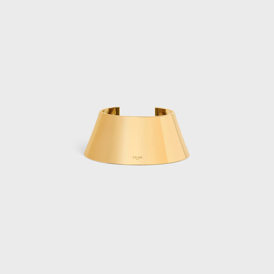 PYRAMID CUFF IN BRASS