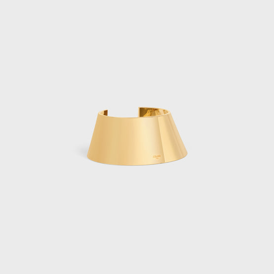 PYRAMID CUFF IN BRASS