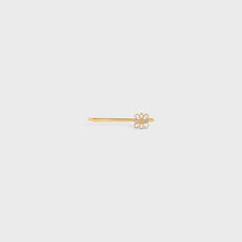 DAISY HAIR SLIDE IN BRASS & STRASS