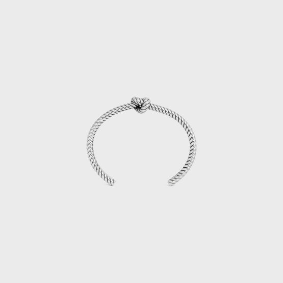 CORD PATTERNED CUFF IN BRASS