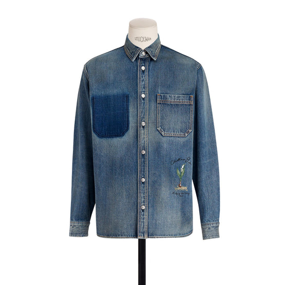 Men Chemise Jeans - C588