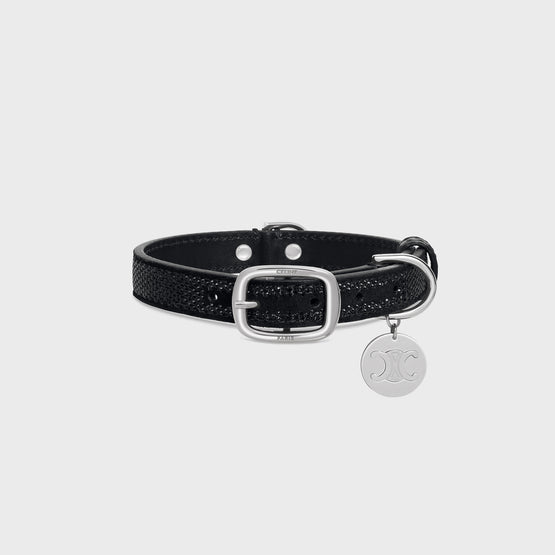 S 18MM DOG COLLAR IN DOG ACC.SUEDE CALFSKIN & STRAS