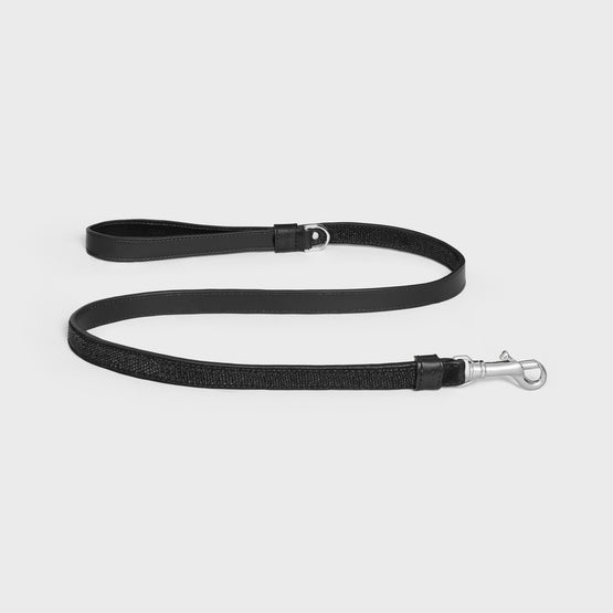 18MM DOG LEASH IN DOG ACC.SUEDE CALFSKIN & STRAS
