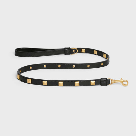 18MM PYRAMID DOG LEASH IN DOG ACCESSORIES SMOOTH CALFSKI
