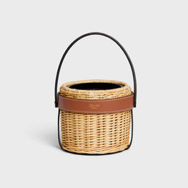 CANDLE HOLDER IN CANDLE ACC.RATTAN & CALFSKIN