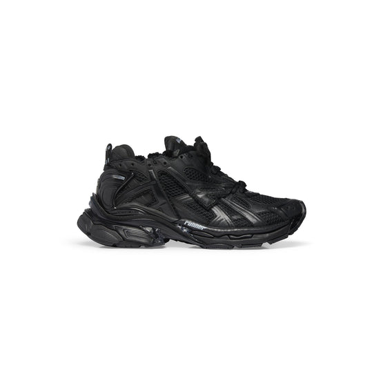 Men Runner Matt Mclr Mesh/Rubber/W - Black Matt