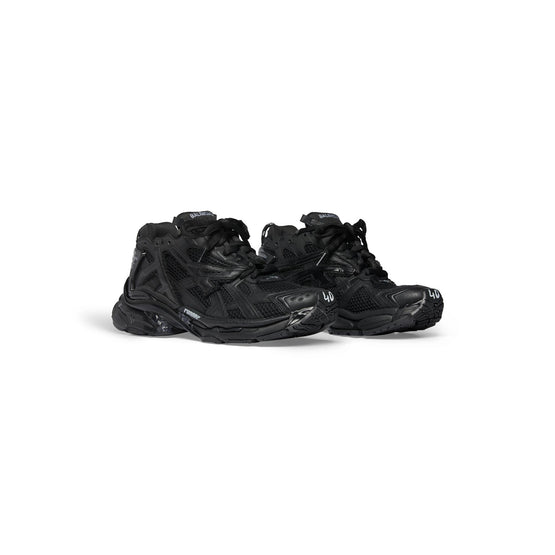 Men Runner Matt Mclr Mesh/Rubber/W - Black Matt