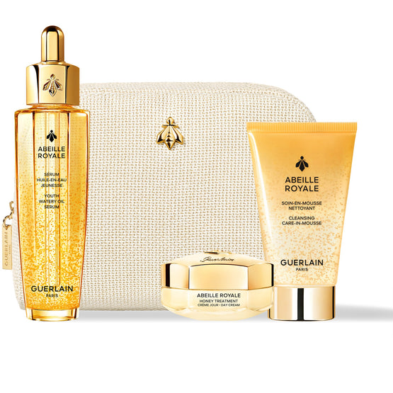 Guerlain Abeille Royale Youth Repair Age-Defying Programme Youth Watery Oil Serum. Day Cream. Cleansing Care - 50+15+40ml