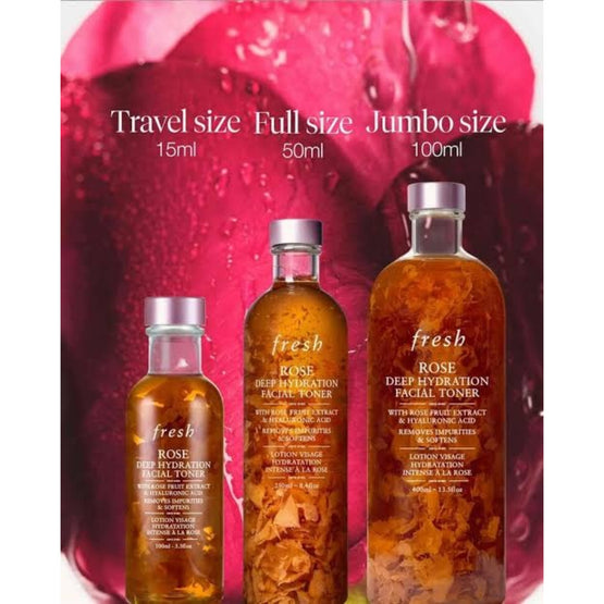 Fresh Rose Deep Hyd Toner  - 100ml